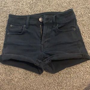 Black jean shorts!